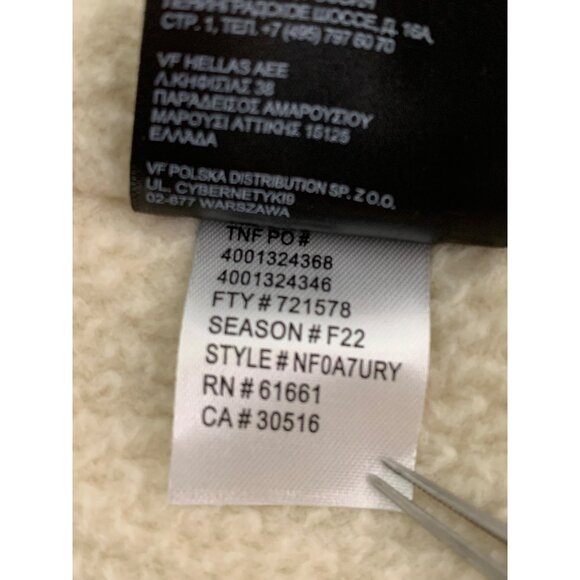 The North Face women’s work jacket  Fleece-Lined NF0A7URY Size L tan EUC 7351 - Picture 10 of 15